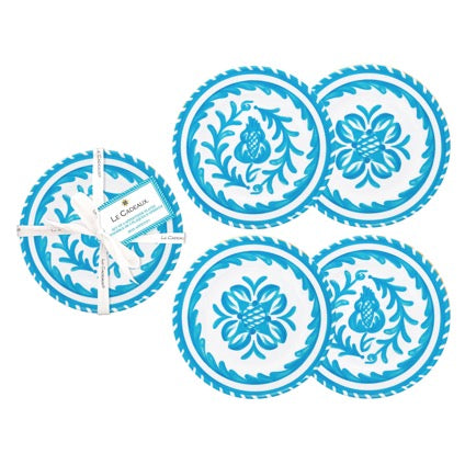 097SCT+le+cadeaux+Sicily+Teal+Appetizer+Plate+all