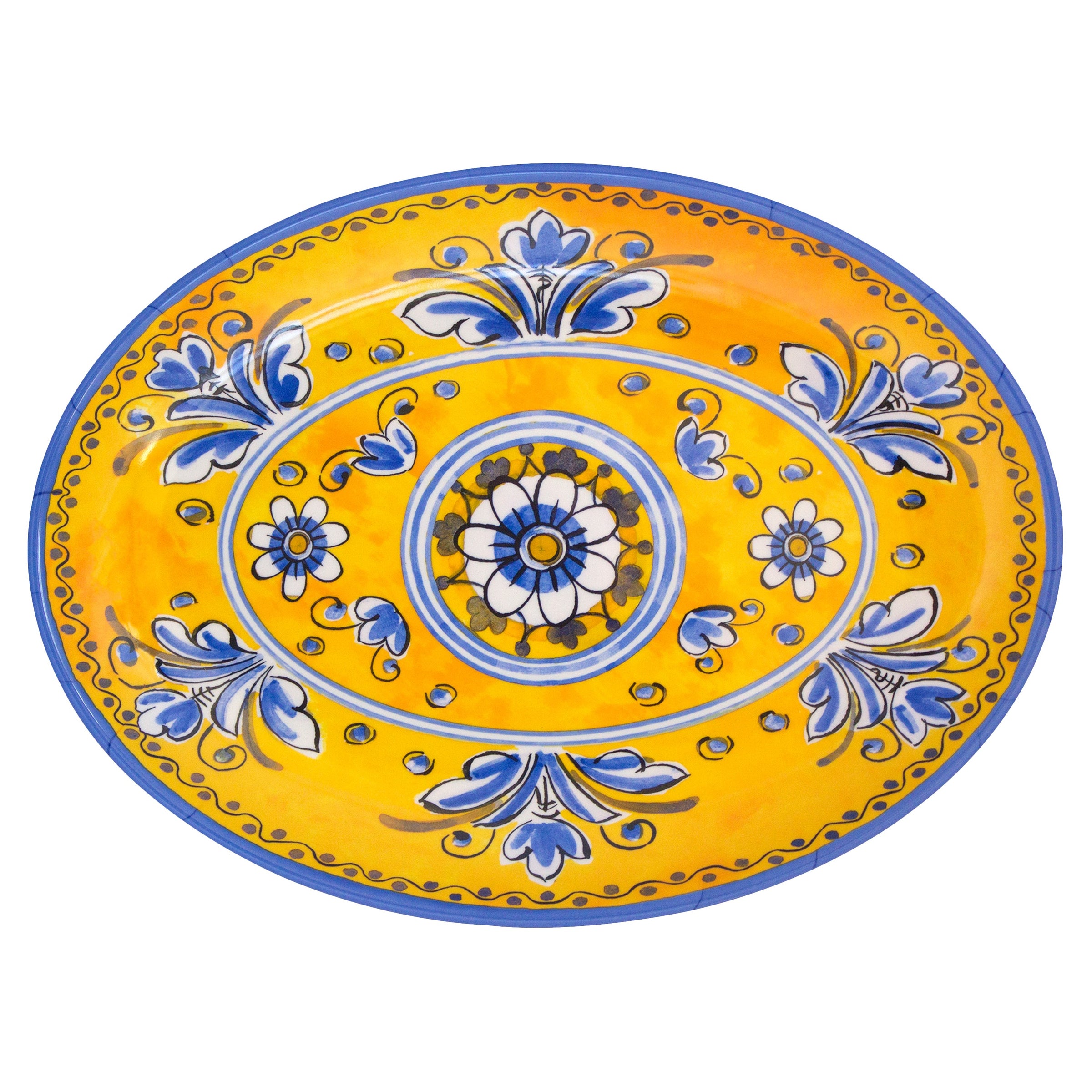166BEN_LE-CADEAUX-Benidorm_16_inch-oval-Platter