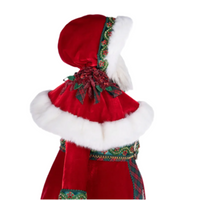 right+side+of+bust+28-428311+Katherines+Collection+Holiday+Magic+Christopher+Magic+Santa+Claus+Doll+810074128056