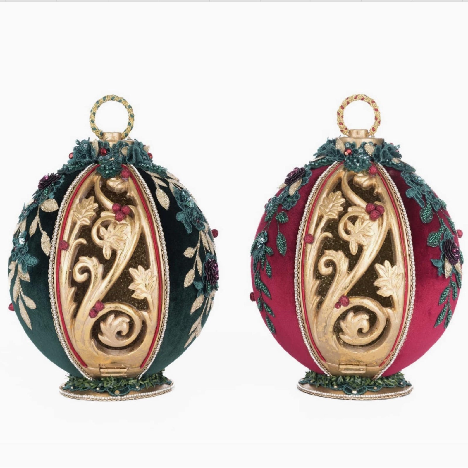 Winter Balsam And Berry Tabletop Lighted Ornaments 28-528785