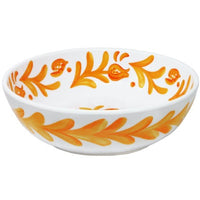 347SCO+le+cadeaux+Sicily+Orange+Cereal+Bowl-design+1+side+view