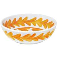347SCO+le+cadeaux+Sicily+Orange+Cereal+Bowl-design+2+side+view