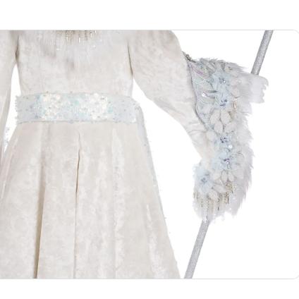 sleeve-view-34"-King-Winterfield-Of-Crystal-Kingdom-28-428286-white-santa-katherines-collection-crystal-kingdom-collection