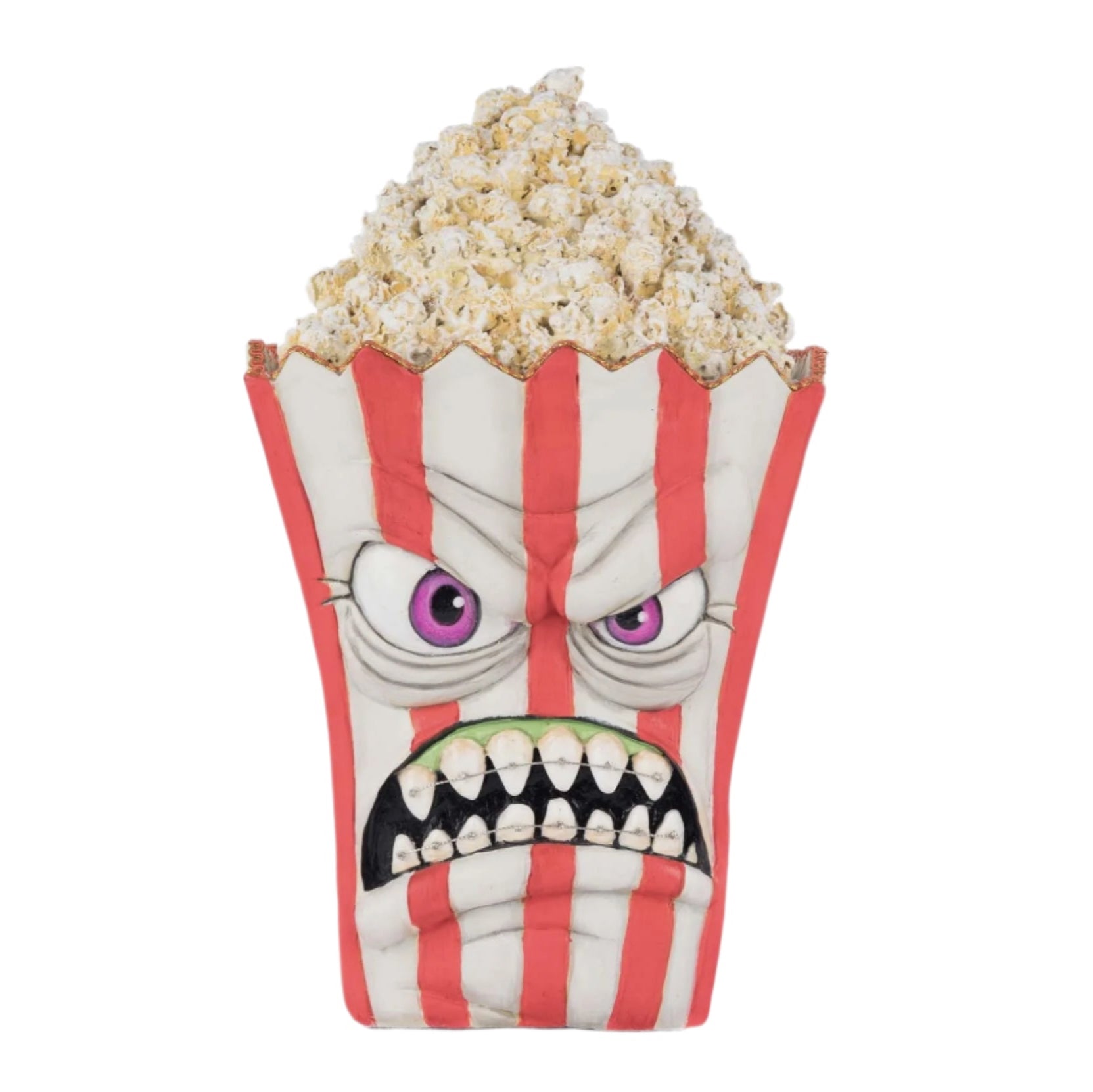 Styled image of Cranky Kernels filled with wrapped candies. Perfect for festive Halloween parties. Part of Katherine’s Collection Ghoulish Gatherings line. GTIN 840293925498.