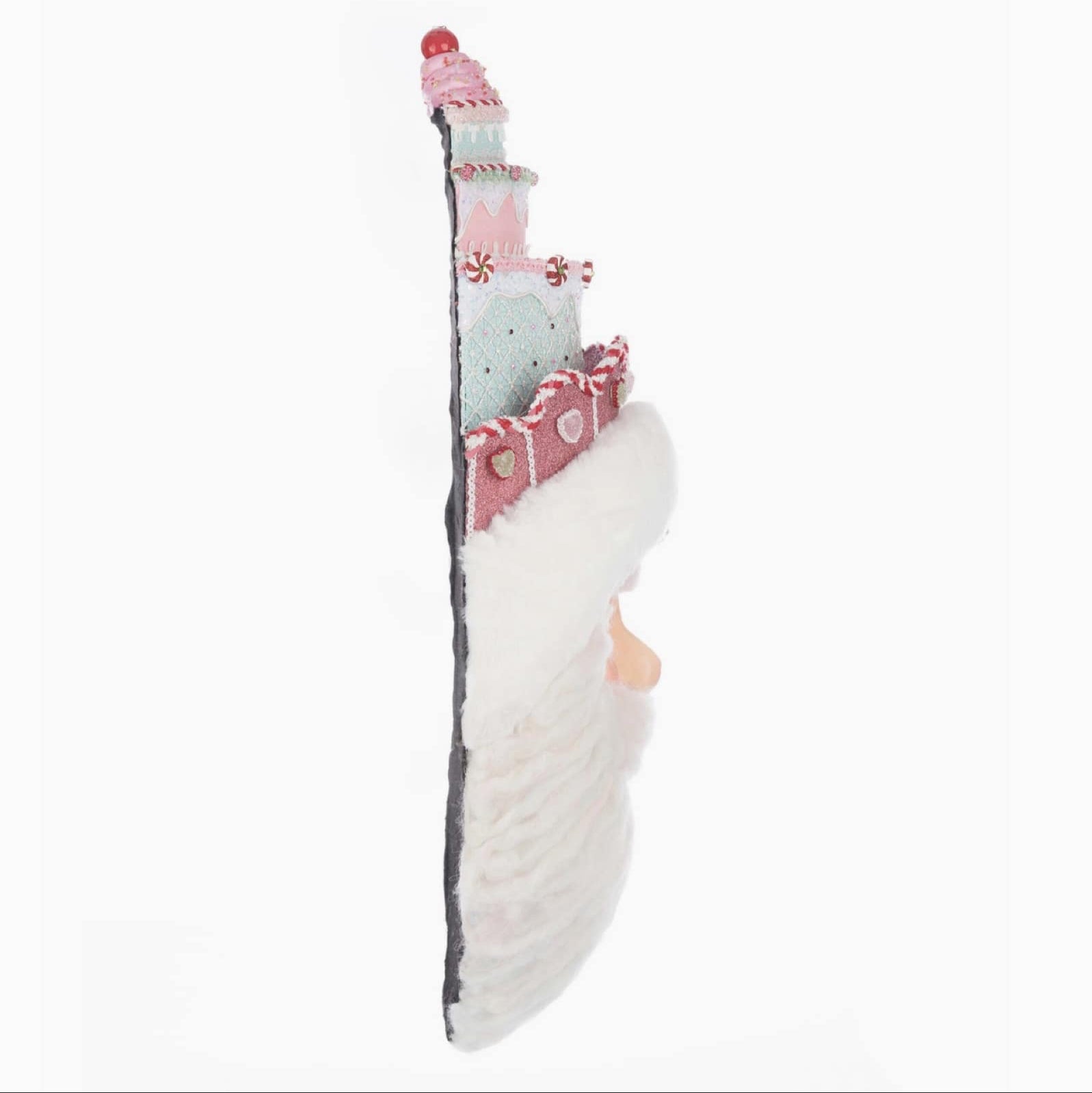 right+side+view+of+810187070884+28-528745+Katherines+Collection+2025+Sweet+Delights+Christmas+Holiday+Decor+Collection+Santa+Claus+Wall+Mask