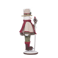 Hand-beaded sparkling accents on Frosty Snowfield Snowman outfit, SKU 28-428271, GTIN 810074127844