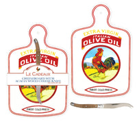 GS-CB-VOI_810056677923_Le_Cadeaux_Vintage_Olive_oil_Italy_Cheeseboard_with_acacia_wood_cheese_knife_First_cold_press