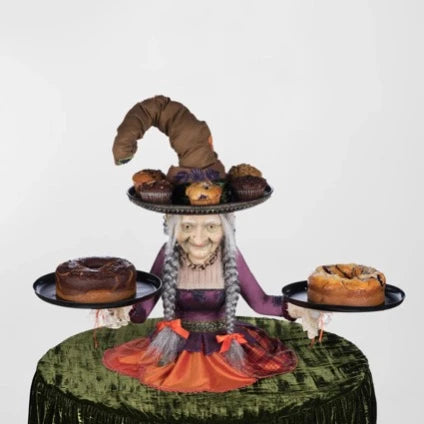 Gertrude Grimoir Witch Cupcake Server 28-428403