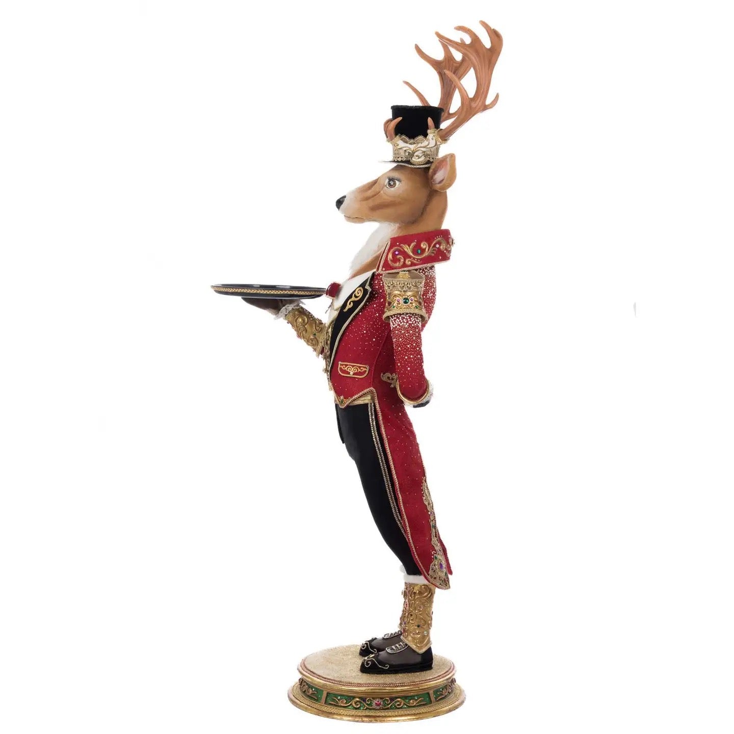 left+side+view+of+Katherines+Collection+48+inch+""Christmas+Ball+Reindeer+Butler+28-528806+810187071300+Royal+Christmas+Ball