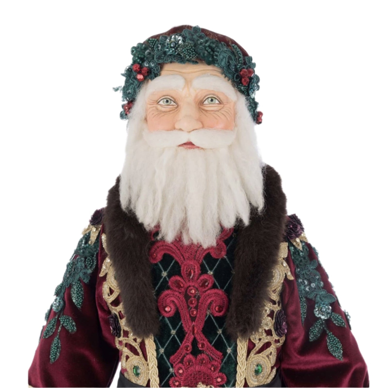 bust+view+of+Katherines+Collection+Balsam+and+Berry+Father+Nicolas+Balsam+Doll+Santa+Claus+Doll+SKU:+28-528777+GTIN:+810187071072
