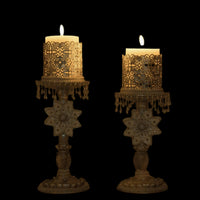 Katherines+Collection+candle+sticks+silver+Christmas+candle+holders+holiday+décor+2025+limited+edition+Christmas+decor+Bells+of+Brilliance+collection+elegant+silver+candlesticks+handcrafted+Christmas+candle+holders