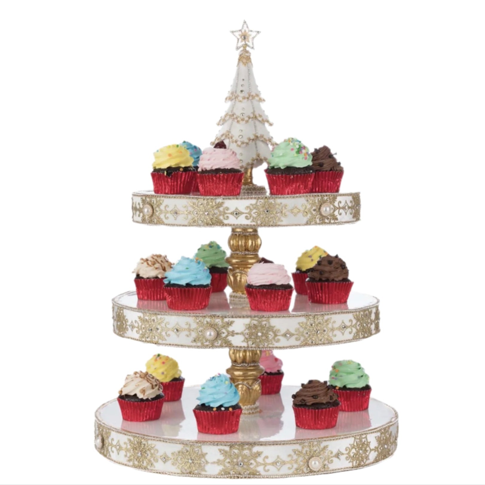 Bells of Brilliance Tiered Serving Tray 28-528775