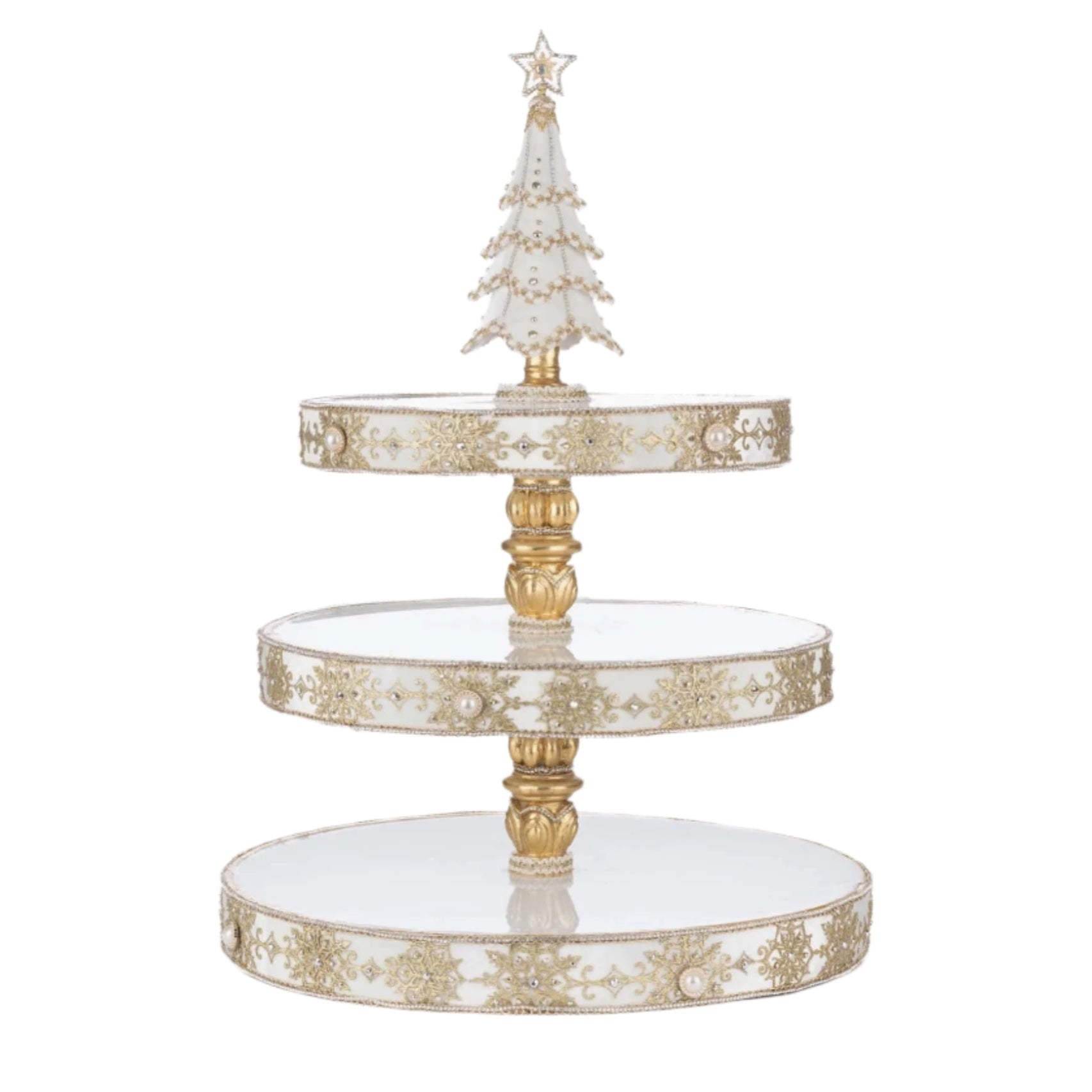Katherines+Collection+Bells+of+Brilliance+Tiered+Serving+Tray+28-528775+810187071058