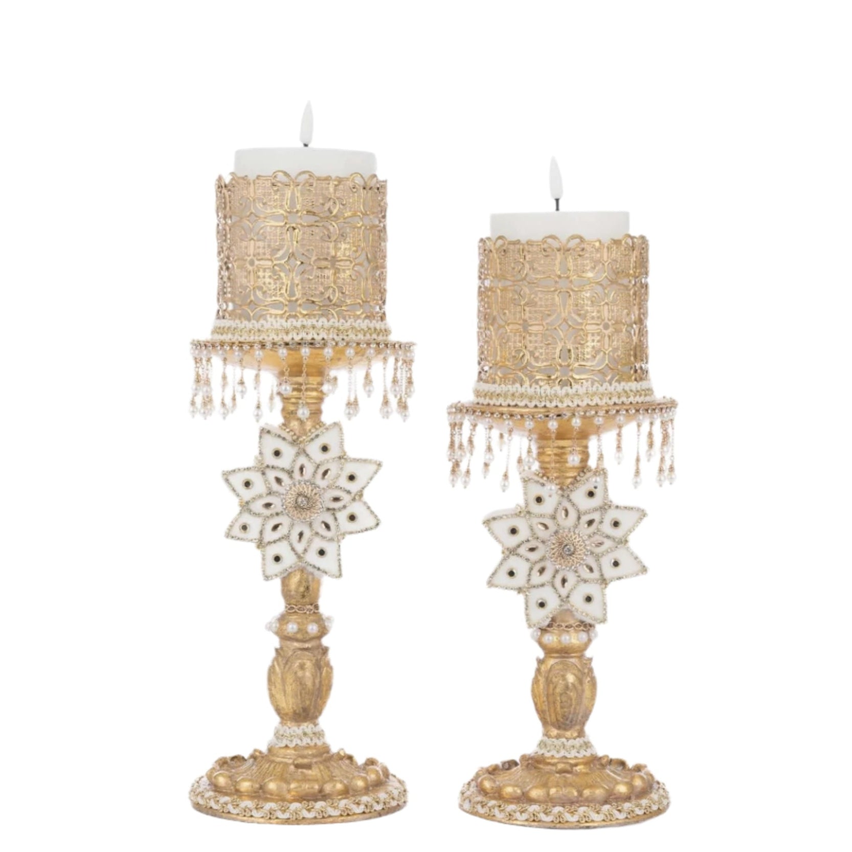 back+view+of+Katherines+Collection+Gold+Bells+of+Brilliance+Candlestick+holder+28-528774G+810187071034