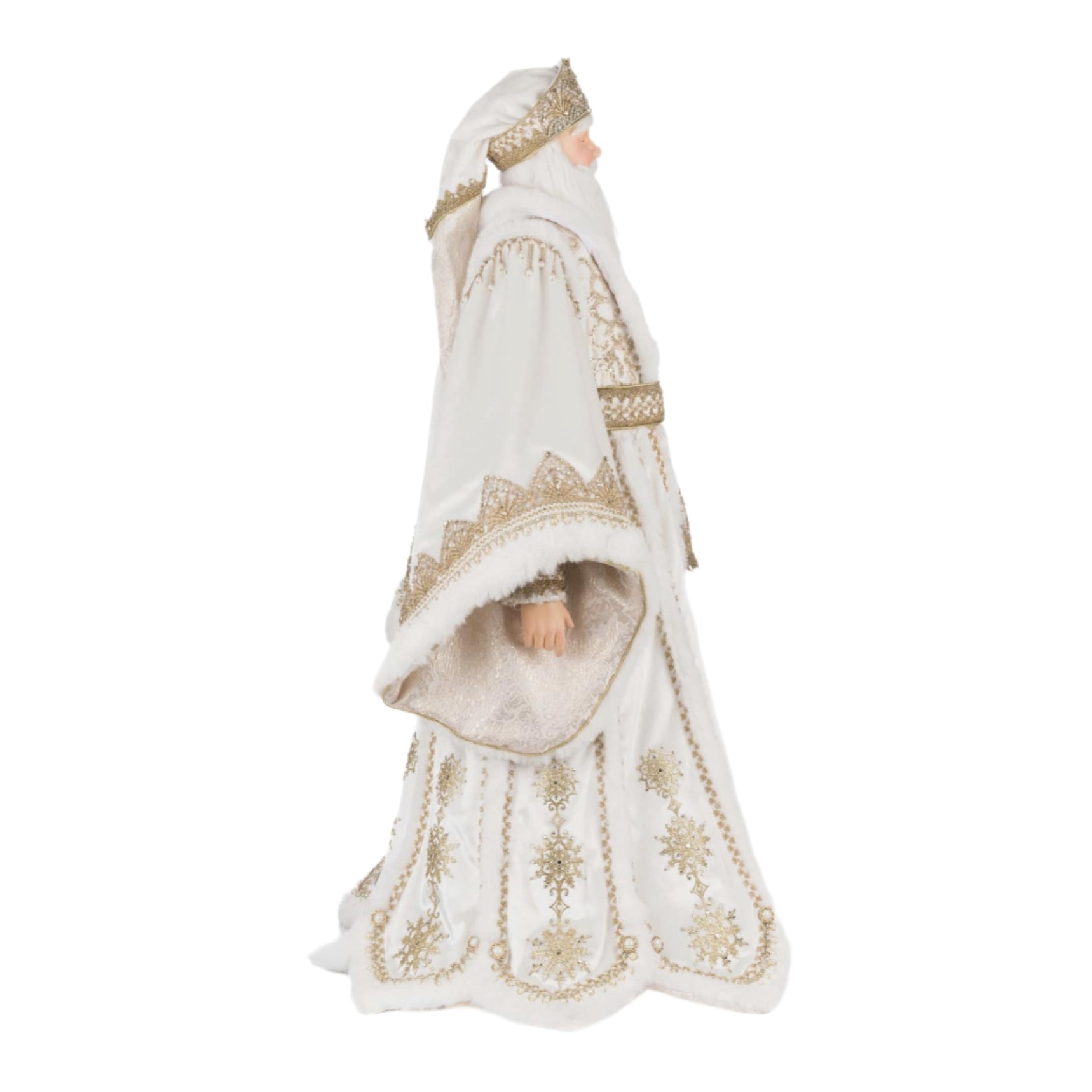 right+side+view+of+Katherines+Collection+Golden+Leaf+santa+doll+28-528748+8101870709078+Bells+of+Brilliance+Christmas+Holiday+Collection