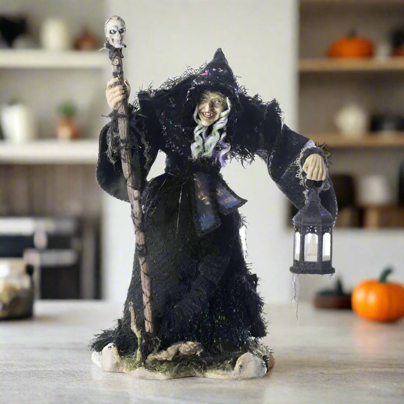 Katherines Collection Grizelda Grimm Witch Lighted Lantern