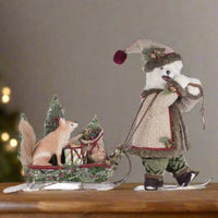 side-1-view-of-Katherines_Collection_North_Country_christmas_Polar_Bear_With_Forest_Friends_Table_Top_Figurine_item_28-428268