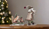 full-view-of-side-1-Katherines_Collection_North_Country_christmas_Polar_Bear_With_Forest_Friends_Table_Top_Figurine_item_28-428268