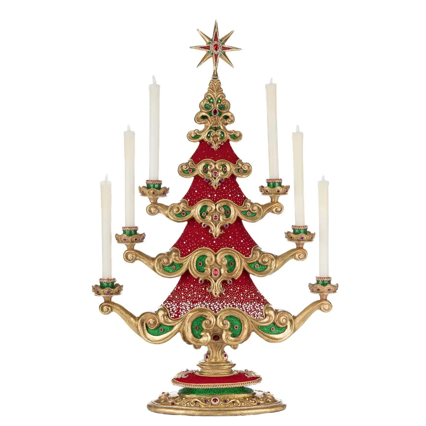 Christmas Ball Tree with Candles 28-528804