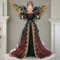 view+b+ Katherines+Collection+Scarlett+the+Angel+Tree+Topper+Balsam+and+Berry+SKU:+28-528780+GTIN:+810187071089