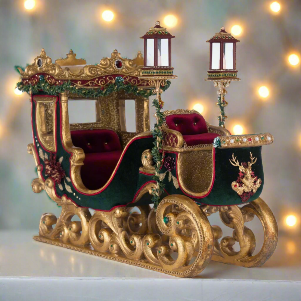 View+b+Katherines+Collection+Winter+Balsam+and+Berry+Sleigh+28-528783+810187071119+Christmas+Holiday+decor