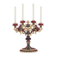 Winter Balsam and Berry Candelabra with Deer 28-528795