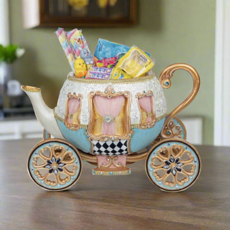 Katherines+collection+hearts+and+wonderland+teapot+carriage+candy+bowl+28-428125