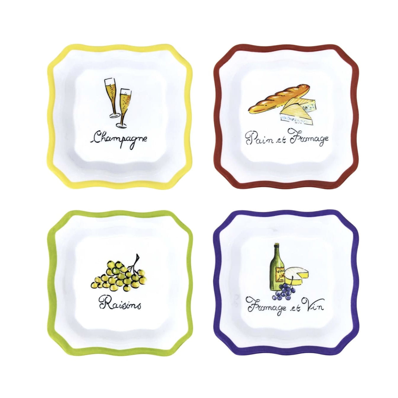 Le-cadeaux-condiment-bowl-set-810056676070-champagne-pain-et-fromage-raisins-framage-et-vin