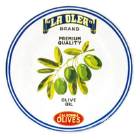 810056677954+Le+Cadeaux+097VOC+810056677954+appetizer+plate+set+la+olea+brand+premium+quality+olive+oil+California+olives