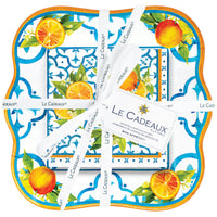 Valencia Cocktail Napkin & Melamine Holder CCGS-206VAL