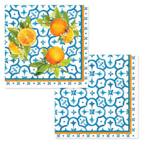 Le_Cadeaux_CCGS-256VAL_Valencia_Cocktail_Napkin_and_Mini_Laguiole_Cheese_Knife_Gift_Set_both_sides