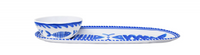 side+view+Le+cadeaux+mediterraneo+304MDT+Tray+and+Bowl+Set