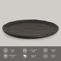Porto_Brasil_Bio_Stoneware_Matt_Black_11.42_Large_Dinner_Plate_Matte_Black_6_piece_Set_oven_safe_Microwave_safe_freezer_safe_dishwasher_safe_made_in_brazil