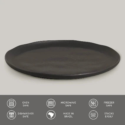 Porto_Brasil_Bio_Stoneware_Matt_Black_11.42_Large_Dinner_Plate_Matte_Black_6_piece_Set_oven_safe_Microwave_safe_freezer_safe_dishwasher_safe_made_in_brazil