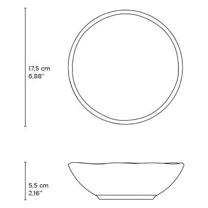 measurements+of+Porto+Brasil+Matte+Black+Cereal+Bowl+SKU:+1431473901+GTIN:+7908416615821+Stoneware+Made+in+Brazil+17.6+oz