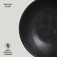 reactive+glaze+Porto+Brasil+Matte+Black+Cereal+Bowl+SKU:+1431473901+GTIN:+7908416615821+Stoneware+Made+in+Brazil+17.6+oz