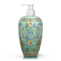 Rudy Profumi Capri Bath and Shower Gel 23.6 oz, Italian-made floral body cleanser with iris and ylang ylang fragrance.