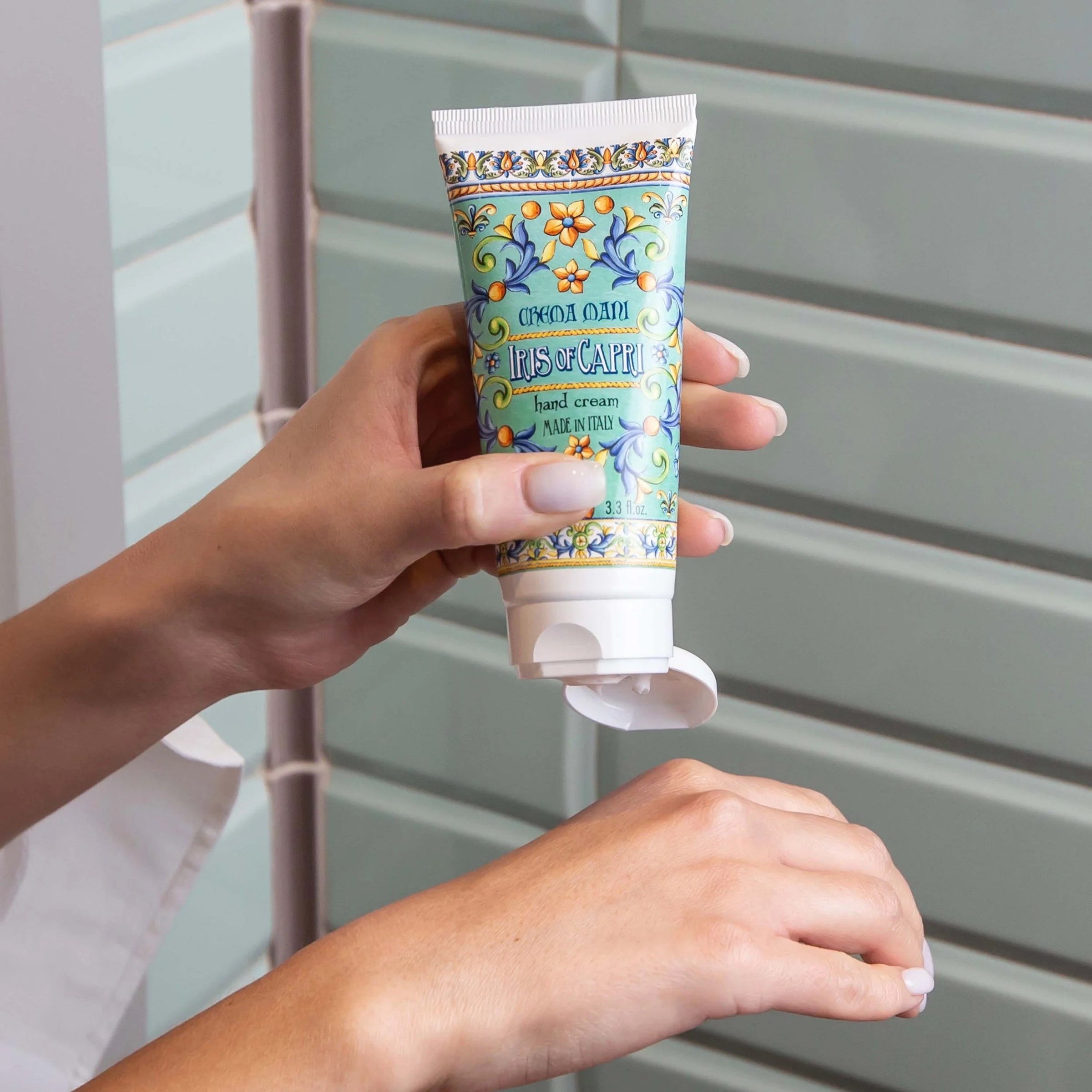Rudy Profumi non-greasy hand cream from Capri line — deeply moisturizing cream for silky, smooth hands.