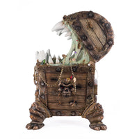 Left side profile of Katherine’s Collection Chester candy container – large Halloween decor piece