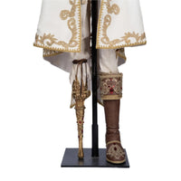 Display of Katherine’s Collection Captain Skully life-size Halloween decors peg leg