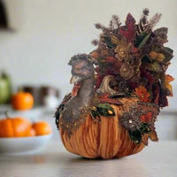 left-side-view-in-kitchen-of-katherines-collection-harvest-collection-thanksgiving-harvest-forage-pumpkin-turkey-item-28-328865