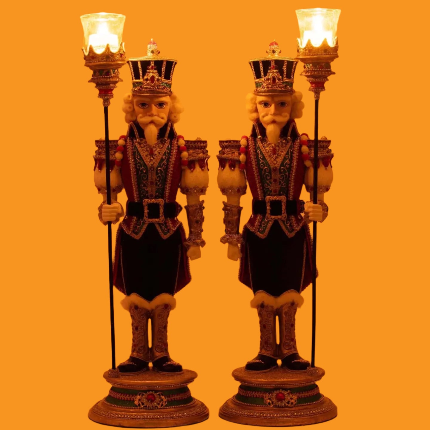 Luxury Christmas tabletop candle decor from Katherine’s Collection, SKU 28-528805, GTIN 810187071294