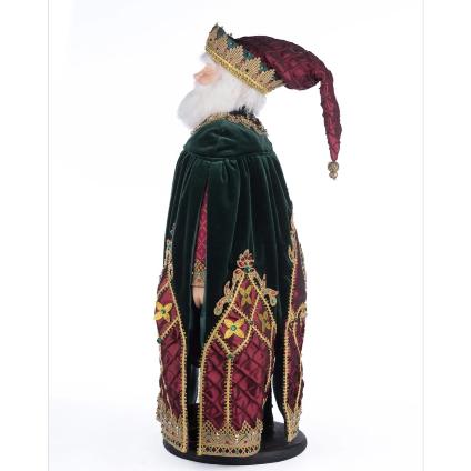 left_side_of_katherines_collection_christmas_castle_father_christmas_24_inch_26.5_inch_doll_item_28-428234