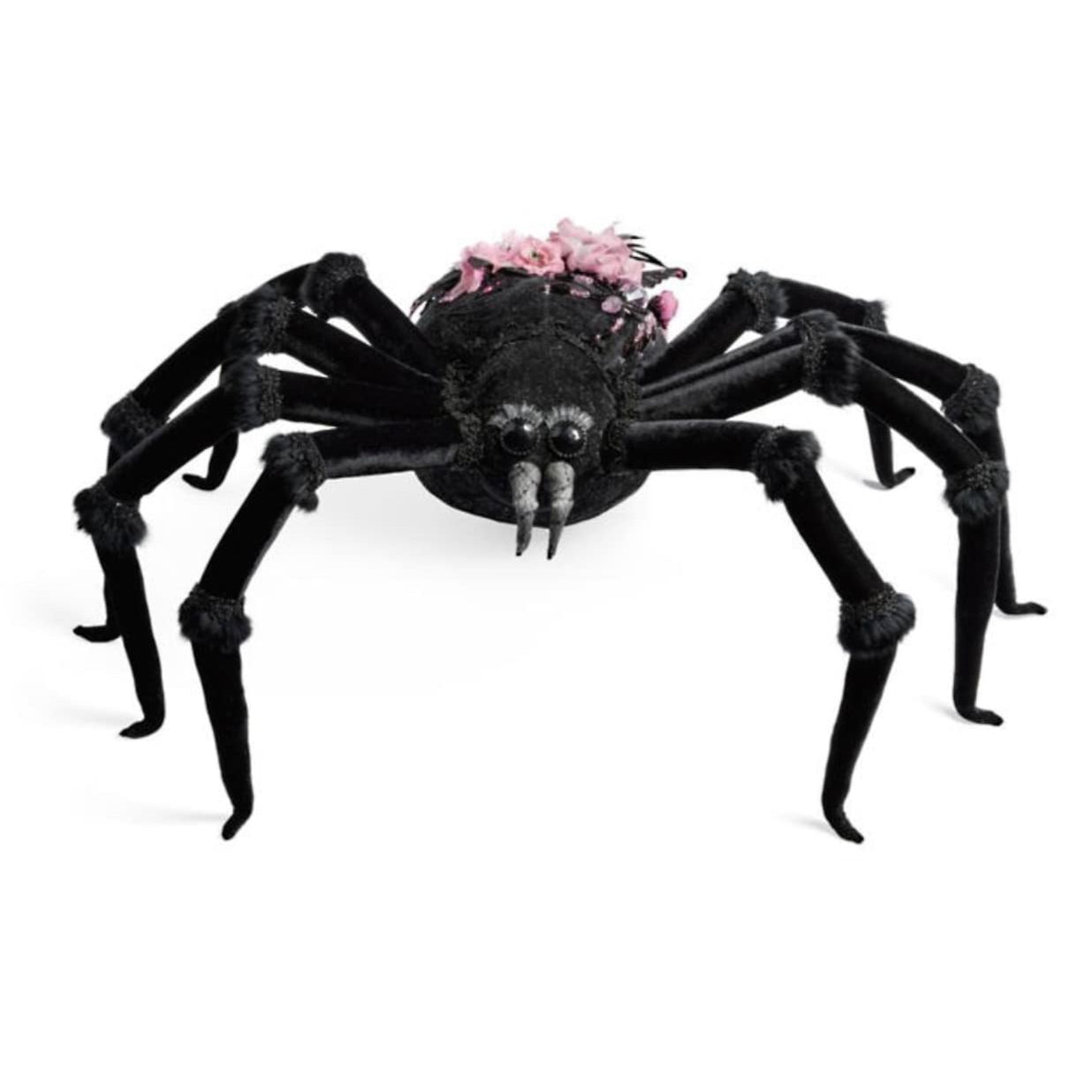 Full size image of Katherine’s Collection Rosie Recluse the Spider, 27 x 20 x 10 inches, oversized posable Halloween spider