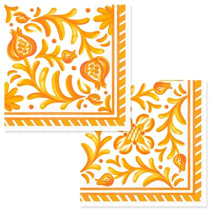 Sicily Orange Charger Placemats, Place Cards, Napkins & Coasters
