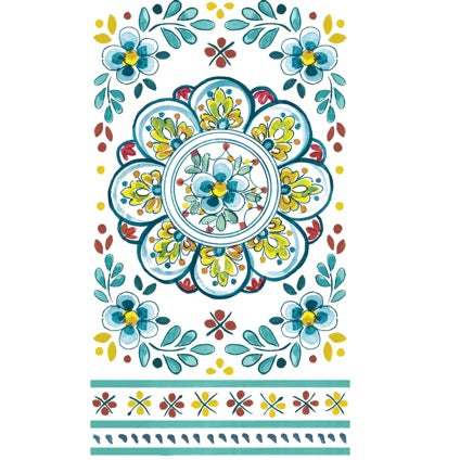 le-cadeaux-madrid-turquoise-guest-napkins
