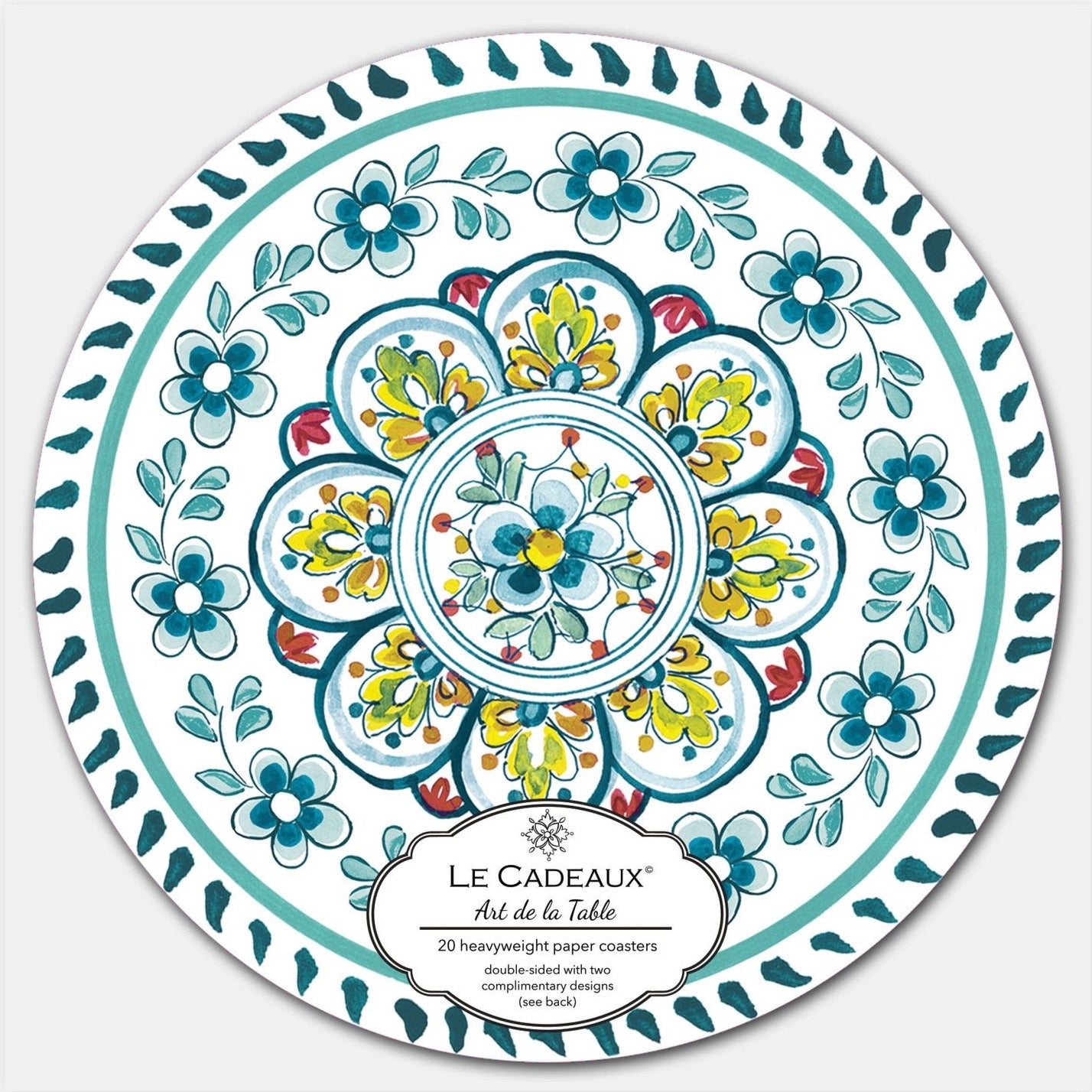 le-cadeaux-madrid-turquoise-table-accent-place-cards-pack-of-20-CC-262MADT