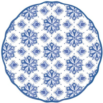 le-cadeaux-moroccan-blue-scalloped-charger-placemat-CC-SPLMRCB