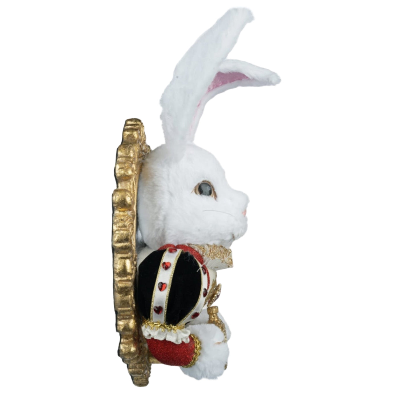White Rabbit Red Door Knocker 28-428136 whimsical handcrafted home decor