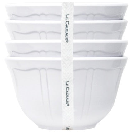 Terra White Dessert Bowls 098TW